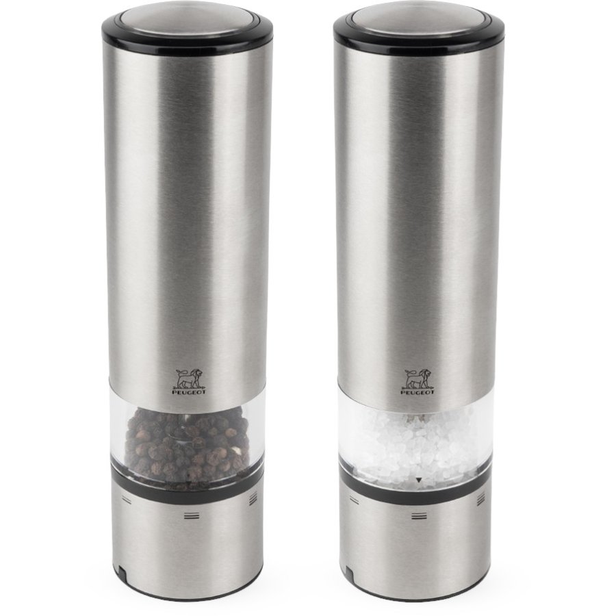 Peugeot Elis Sense u'Select Elektrisk Salt- og Peberkvrn 20 cm, Rustfrit Stl