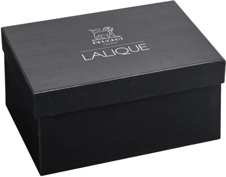 Peugeot Lalique Salt- og Peberkvrn 9 cm, Krystal