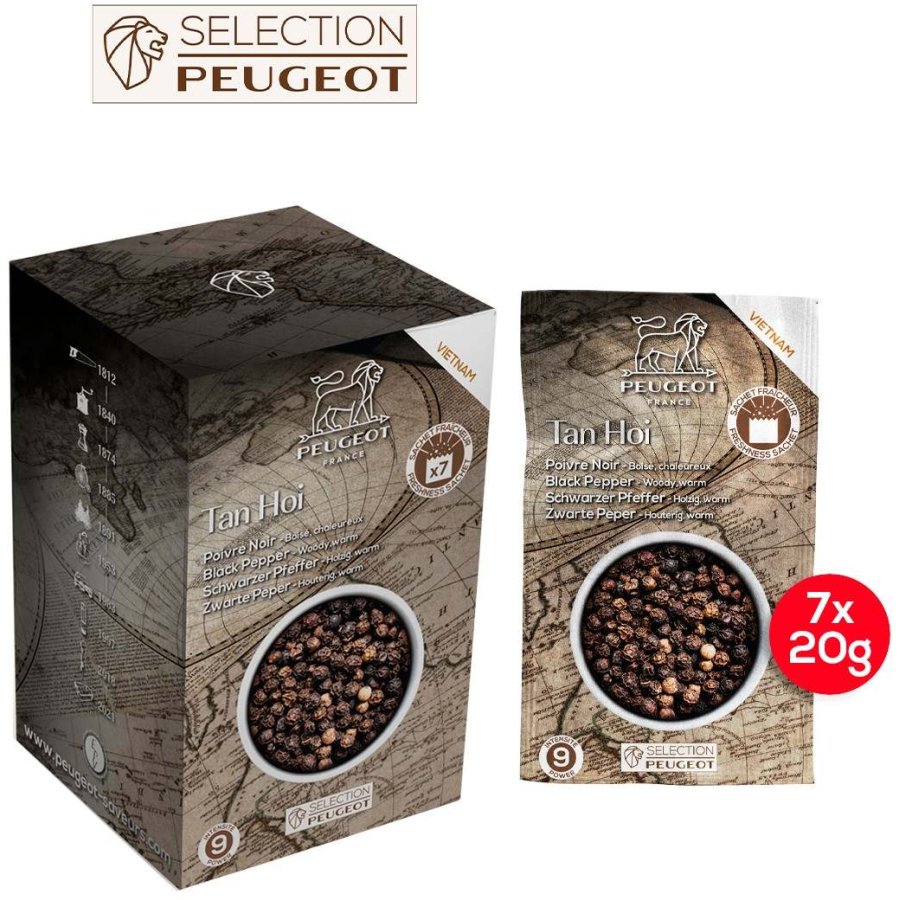 Peugeot Tan Hoi Sort Peber 140 g