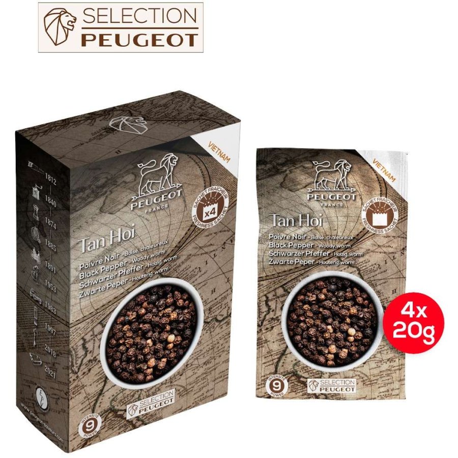 Peugeot Tan Hoi Sort Peber 80 g