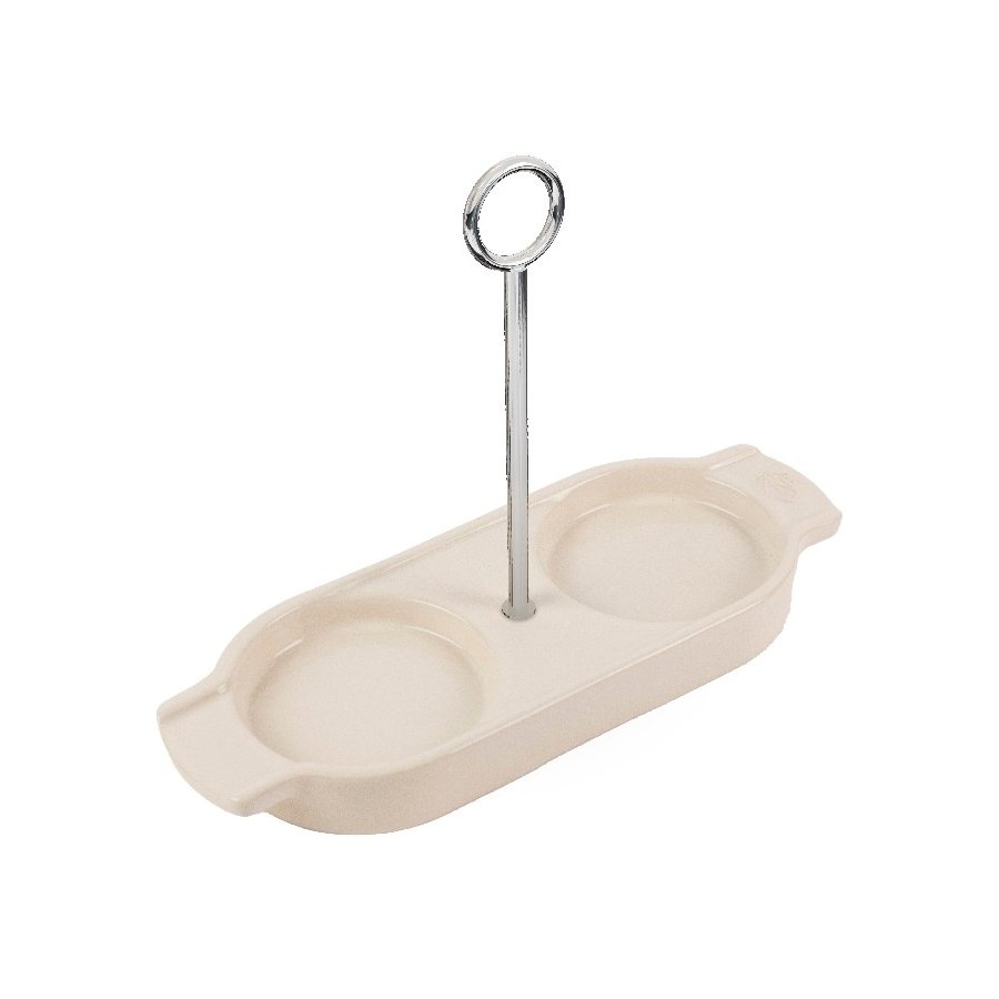 Peugeot Linea Plateau Salt- og Peberbakke 21,2x16 cm, Ecru