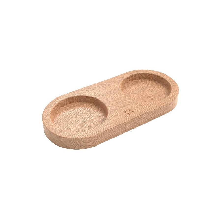 Peugeot Linea Plateau Salt- og Peberbakke 18,7x16 cm, Bambus