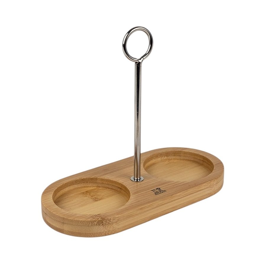 Peugeot Linea Plateau Salt- og Peberbakke 18,7x15,5 cm, Bambus