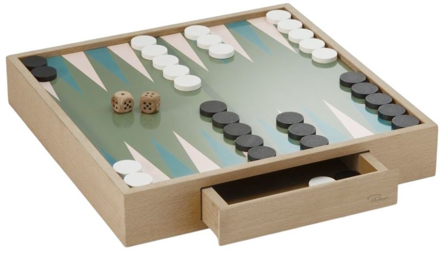 Philippi GIOVANNI Backgammon/TicTacToe 30x30 cm