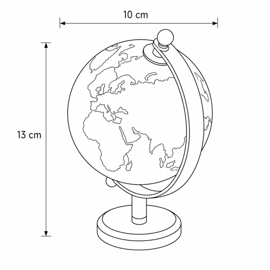 Philippi MONDO Globus H13 cm, Gr�n