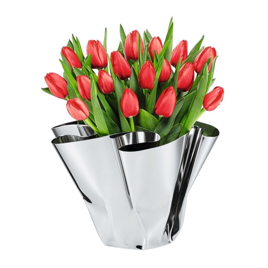 Philippi MARGEAUX Vase H20 cm, Blankt Stl