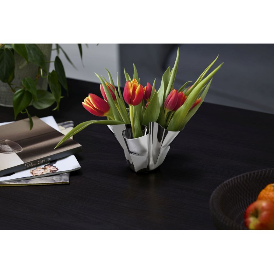 Philippi MARGEAUX Vase H12 cm, Blankt Stl