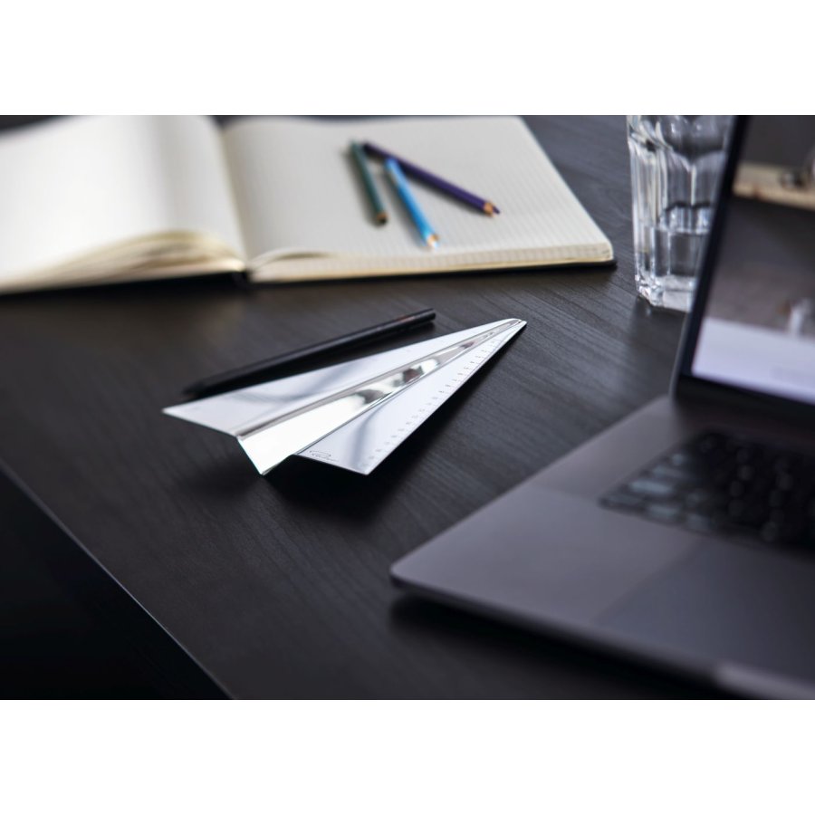 Philippi AIRPLANE Lineal 24 cm, Blankt Stl
