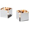 Philippi PEP Fyrfasstage 2 stk. H6 cm, Blankt Stl
