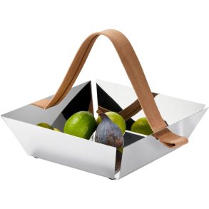 Philippi A TAVOLA Frugtkurv 24 cm, Blankt Stl