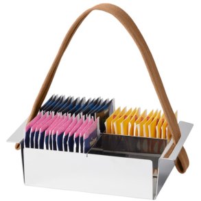 Philippi A TAVOLA Bord-Caddy H6 cm, Blankt Stl