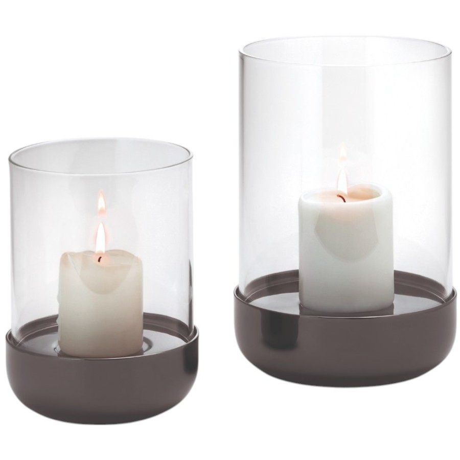 Philippi SALLY Lanterne H20 cm, Sortforkromet