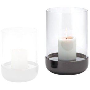 Philippi SALLY Lanterne H20 cm, Sortforkromet