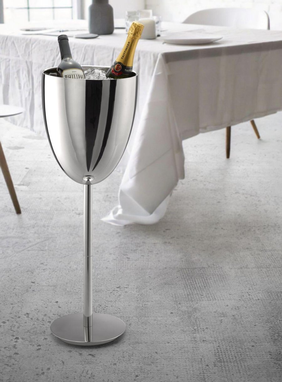 Philippi MONACO Champagnekler 72 cm, Blankt Stl