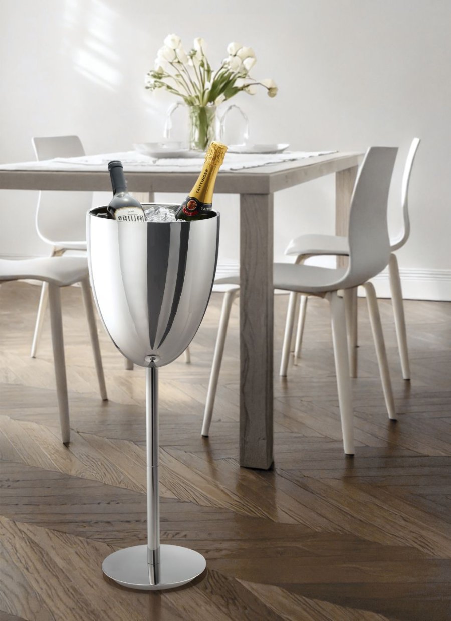 Philippi MONACO Champagnekler 72 cm, Blankt Stl