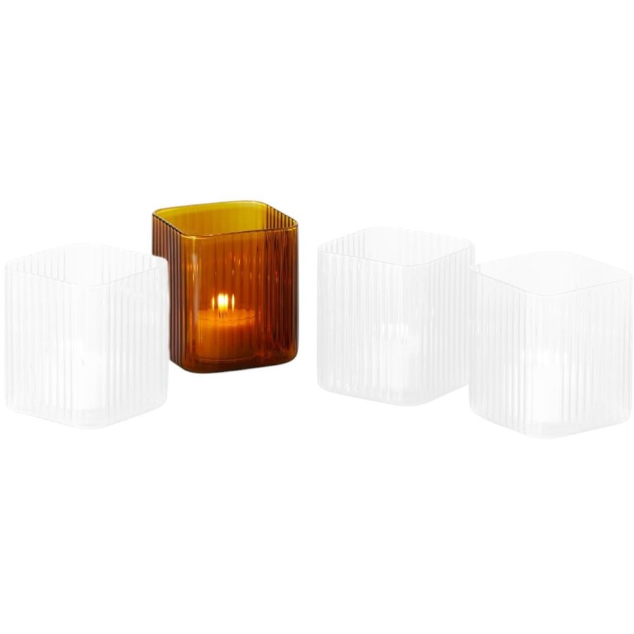 Philippi NOUVEAU Fyrfadsstage H8 cm, Orange