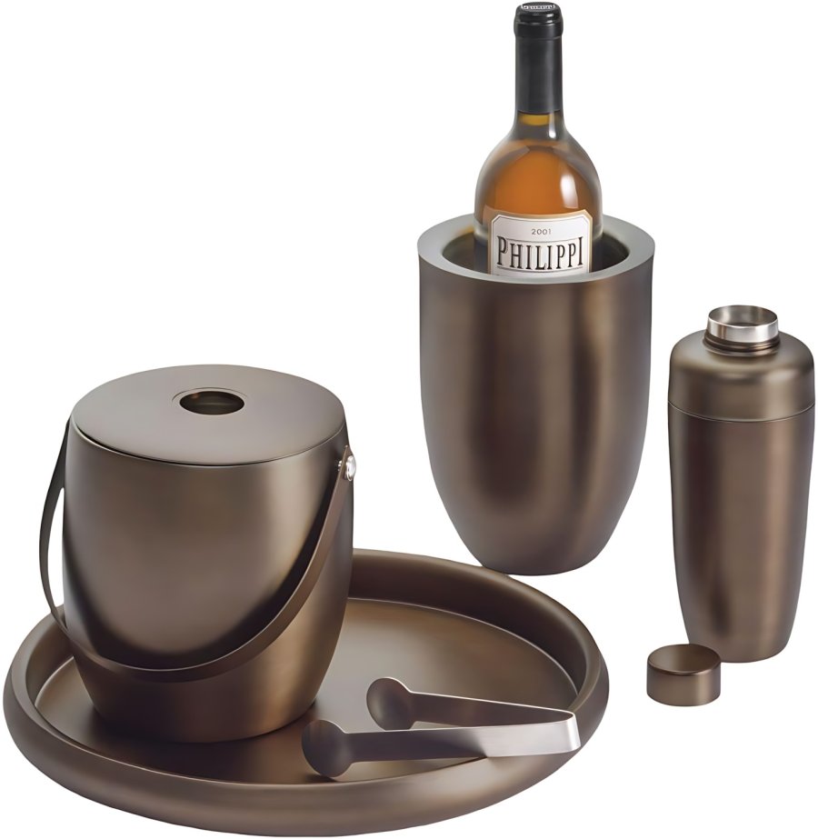 Philippi HEMINGWAY Cocktail Shaker 500 ml, Pulverlakeret Rustfrit St�l