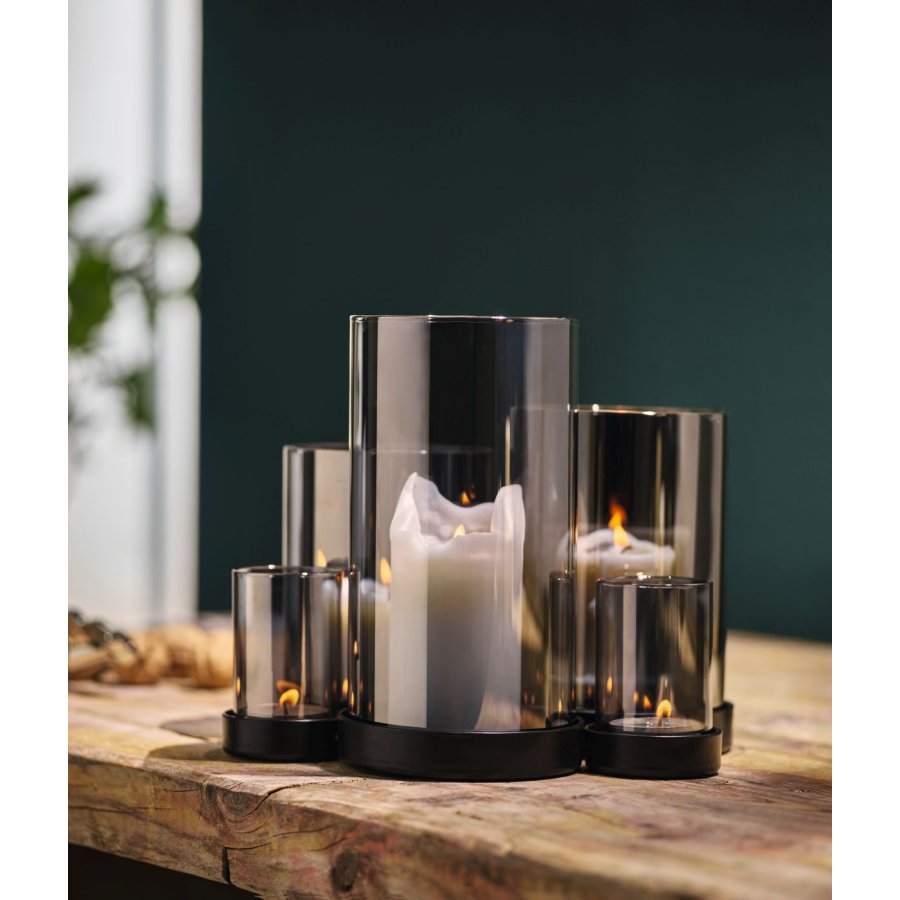 Philippi LICHTERMEER Laterne 6 Teile H19 cm, Schwarz