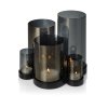Philippi LICHTERMEER Laterne 6 Teile H19 cm, Schwarz