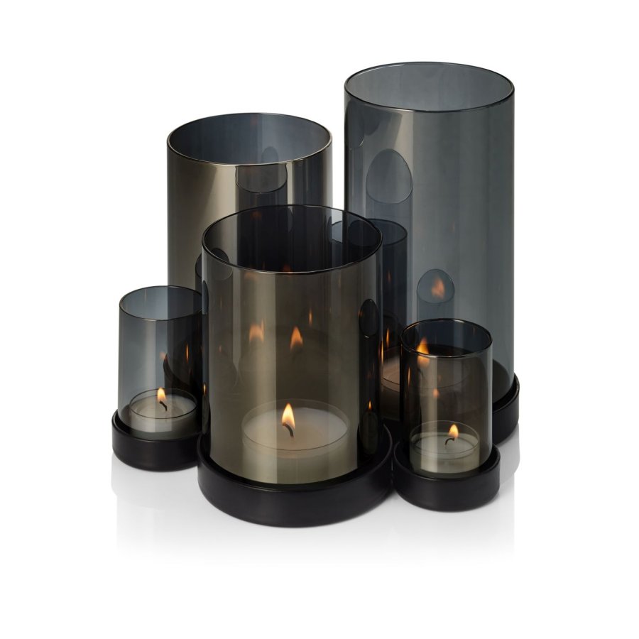 Philippi LICHTERMEER Laterne 6 Teile H19 cm, Schwarz