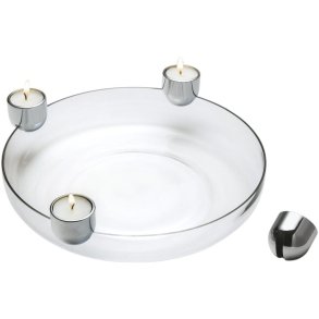 Philippi ARENA Schssel/Birnenhalter 30 cm, Klar/Chrom