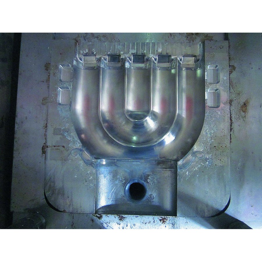 Philippi DOUBLE U Fyrfadsstage H15 cm, Krom