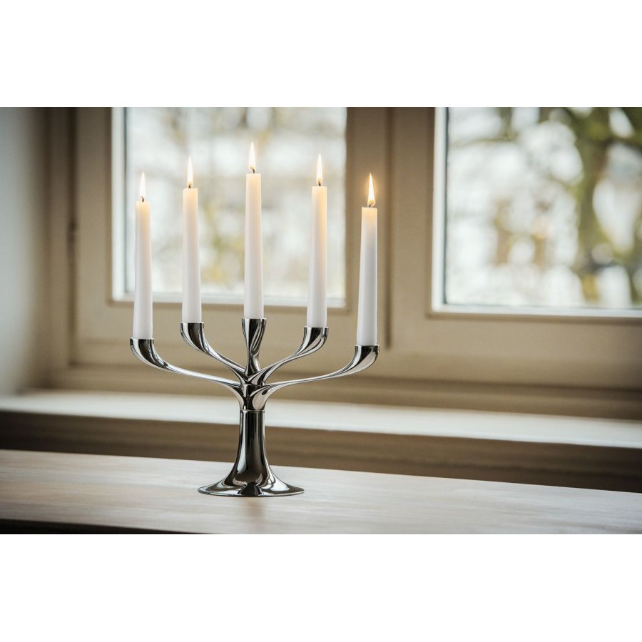 Philippi CANDELABRA Kerzenständer H20 cm, Chrom