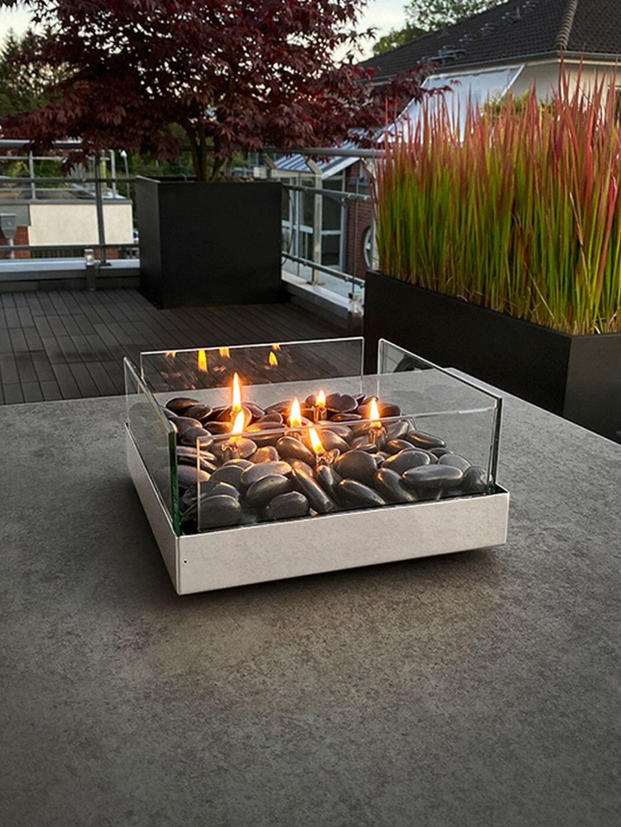 Philippi FIREPLACE Bordpejs 23x23 cm, Stl