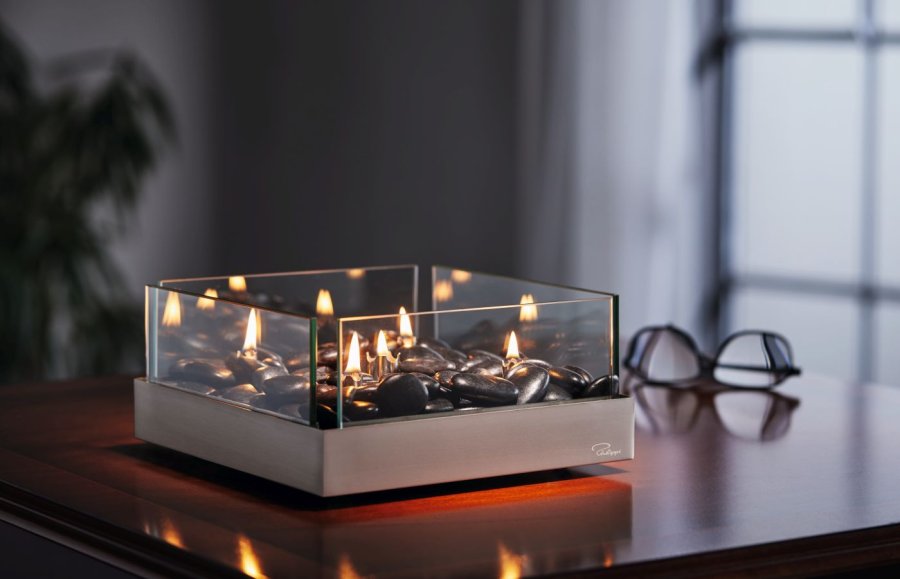 Philippi FIREPLACE Bordpejs 23x23 cm, Stl