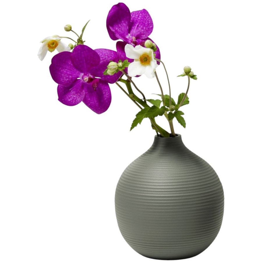 Philippi LIM Vase H16 cm, Mrkegrn