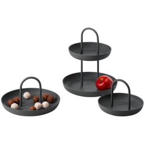 Philippi PIATTO Schale m. Hank 20 cm, Schwarz