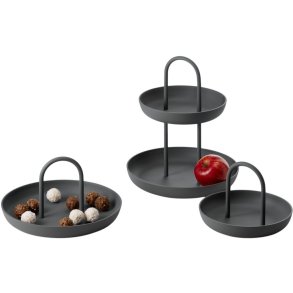 Philippi PIATTO Etagere H28 cm, Sort