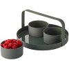 Philippi CLARA Snackbakke m. 3 Skle 4 Dele, Dark Grey