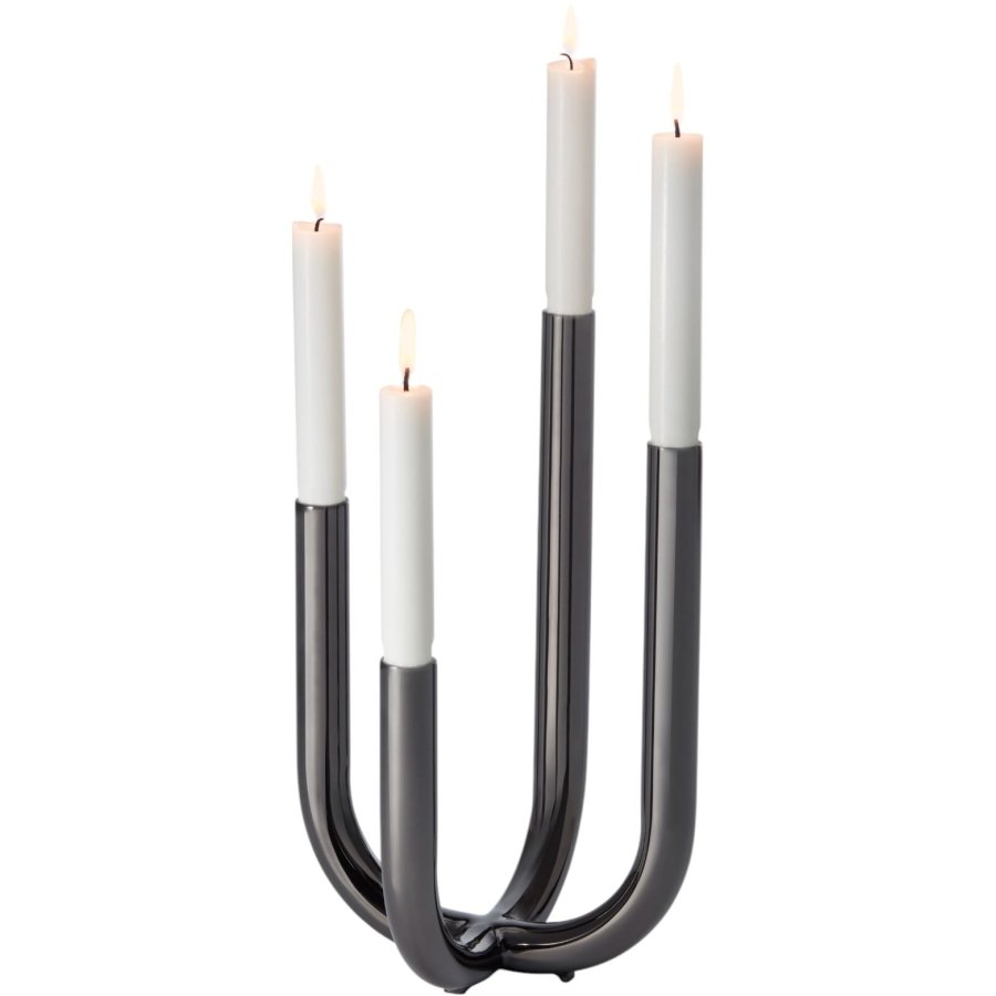 Philippi FESTIVE Lysestage H30 cm, Sort