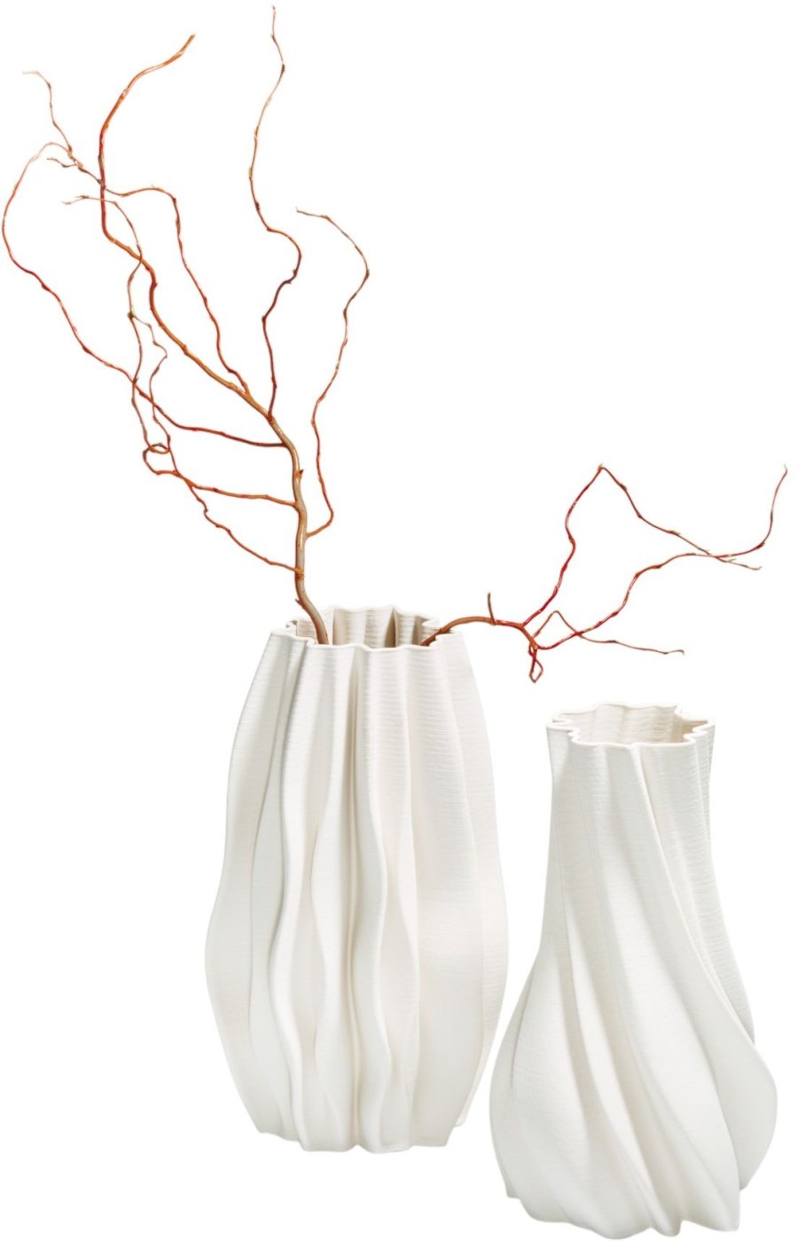 Philippi FRAPPEE Vase H28 cm, Hvid