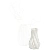 Philippi PLISSEE Vase H30 cm, Hvid