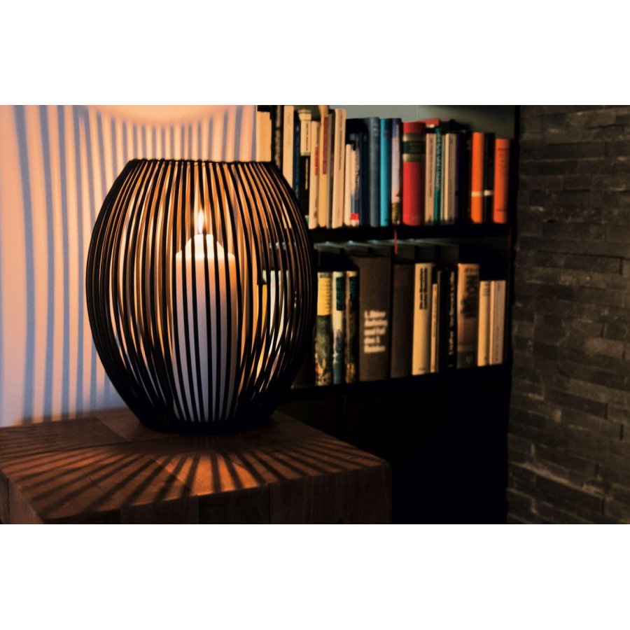 Philippi LOUISIANA Lanterne H26 cm, Sort