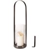 Philippi CALA Wandlaterne H45 cm, Schwarz/Klar