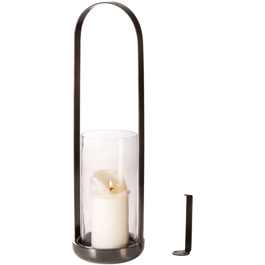 Philippi CALA Wandlaterne H45 cm, Schwarz/Klar