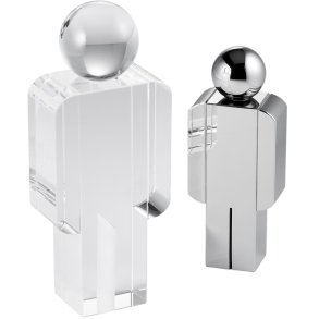 Philippi JONAS Dekoration H15 cm, Schwarzes Chrom