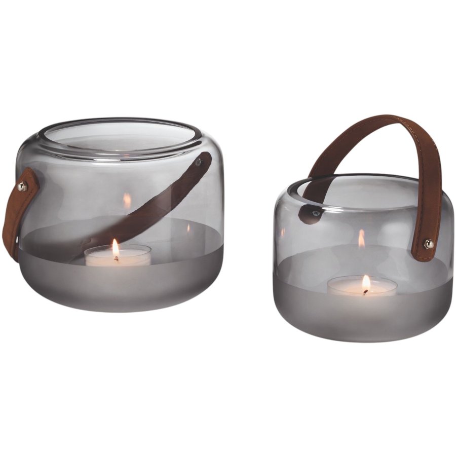 Philippi MARLON Lanterne H14 cm, Smoke