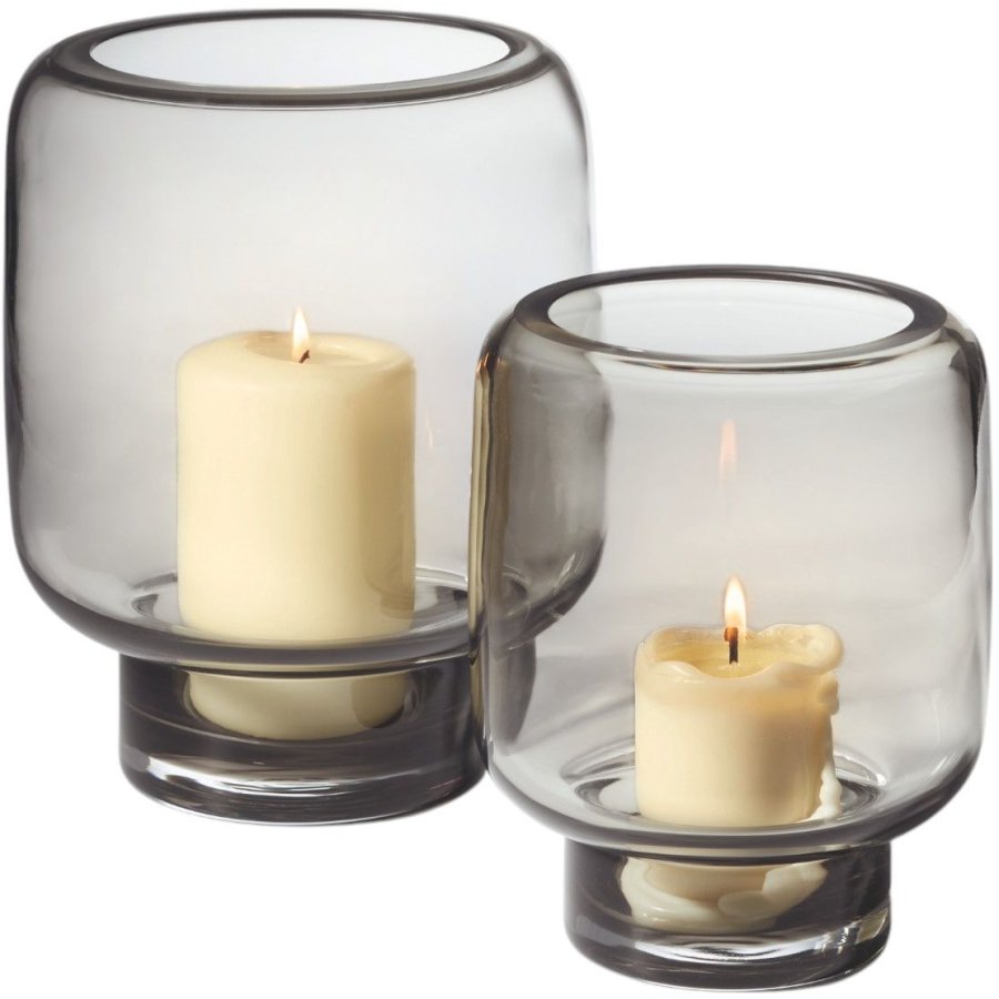 Philippi VEJLE Lanterne H19 cm, Smoke