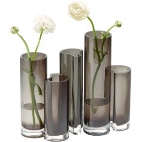 Philippi MODULE Vasen-Set 5-teilig H25 cm, Schwarz