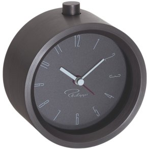 Philippi TEMPUS Wecker 9 cm, Schwarz