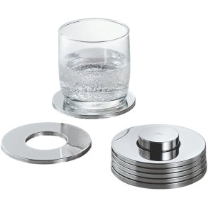 Philippi RINGE Glasstcke 7-teilig 9 cm, Blank