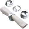 Philippi SWIRL Servietringe 4 stk. 6 cm, Blank