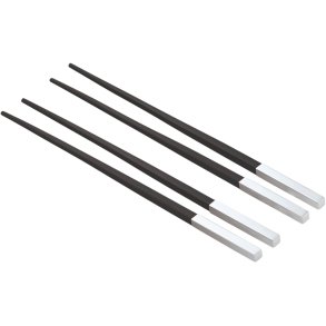 Philippi MUG Essstbchen 4 Stk. 23 cm, Schwarz