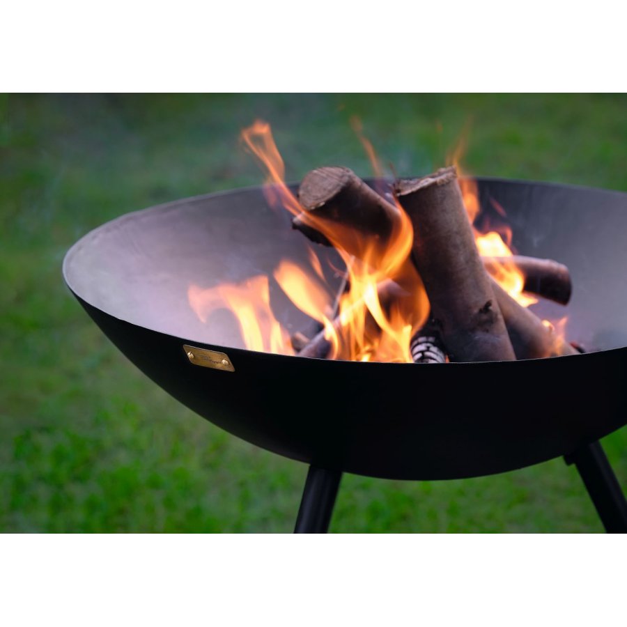 Philippi FLAMES Lagerfeuerschale 56 cm, Schwarz