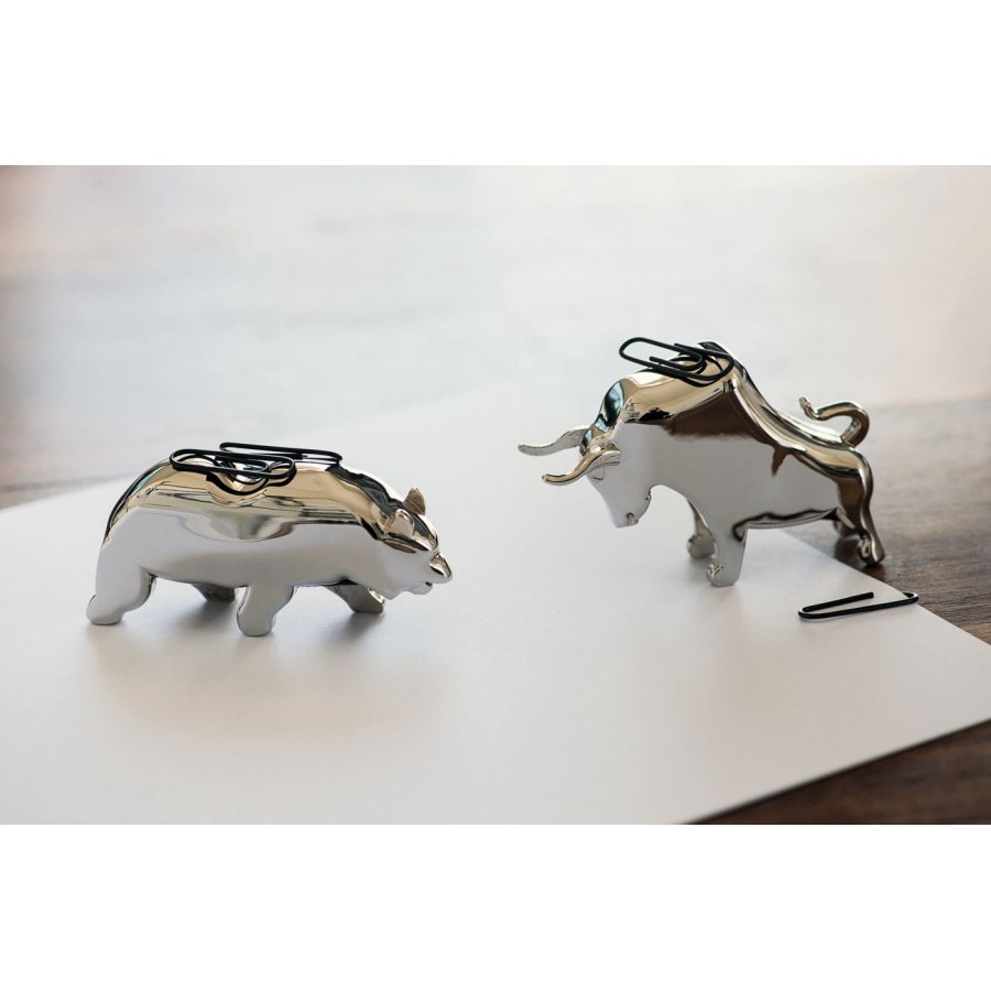 Philippi BULL&BEAR Broklammerhalter 2-teilig, Blank