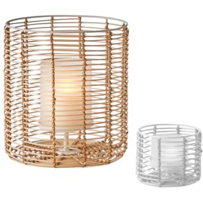 Philippi CANE Lanterne H26 cm, Bambus